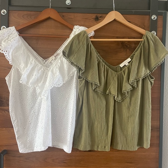 2 cute summer tops - Picture 1 of 6